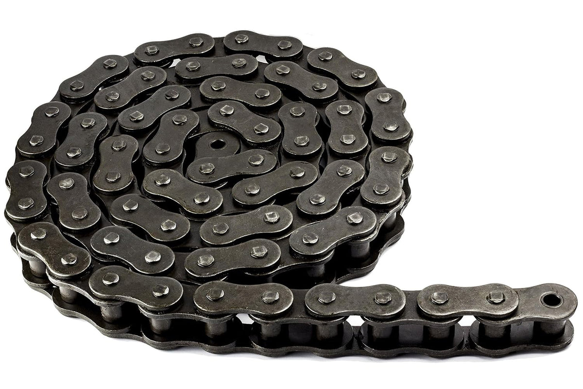 Jeremywell 120 Roller Chain 10 Feet with 1 Connecting Link