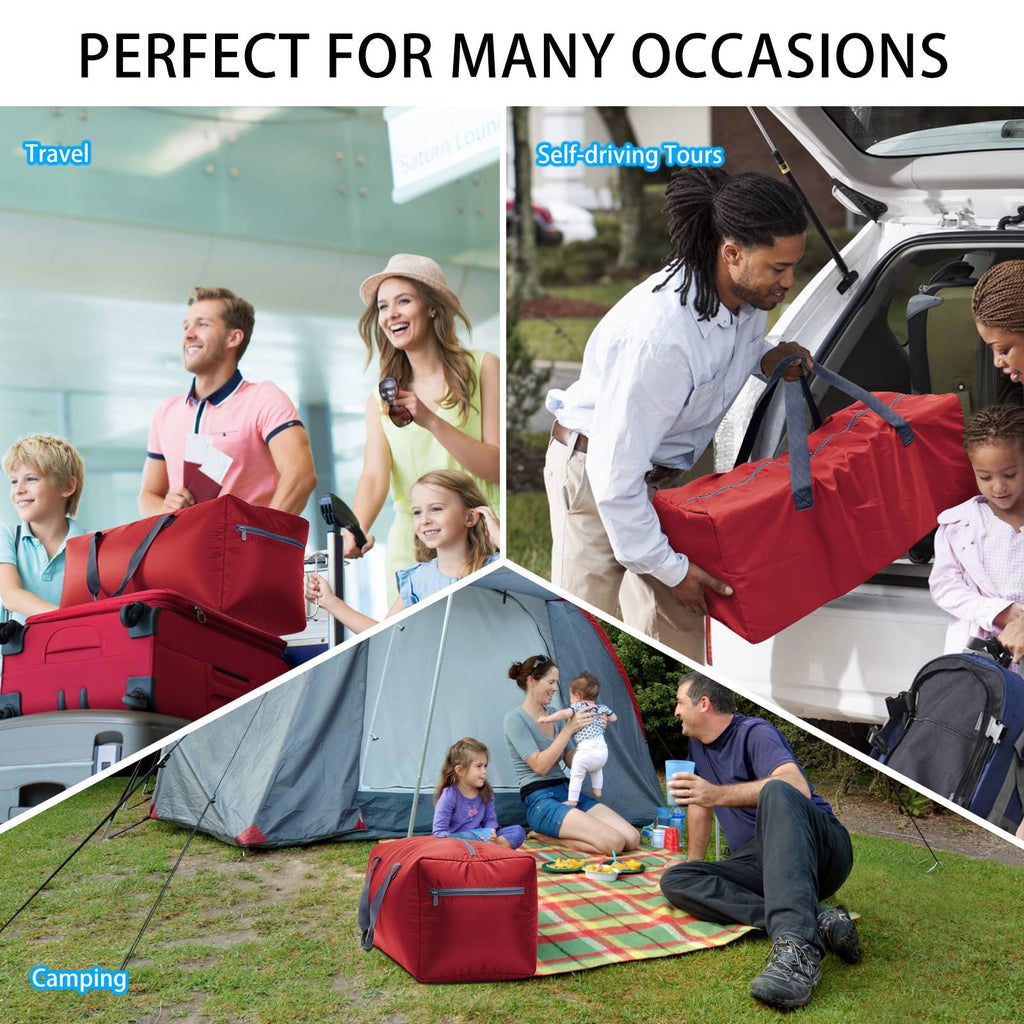 Foldable Duffle Bag for Travel, 75L / 30-inch Large Duffel Bag