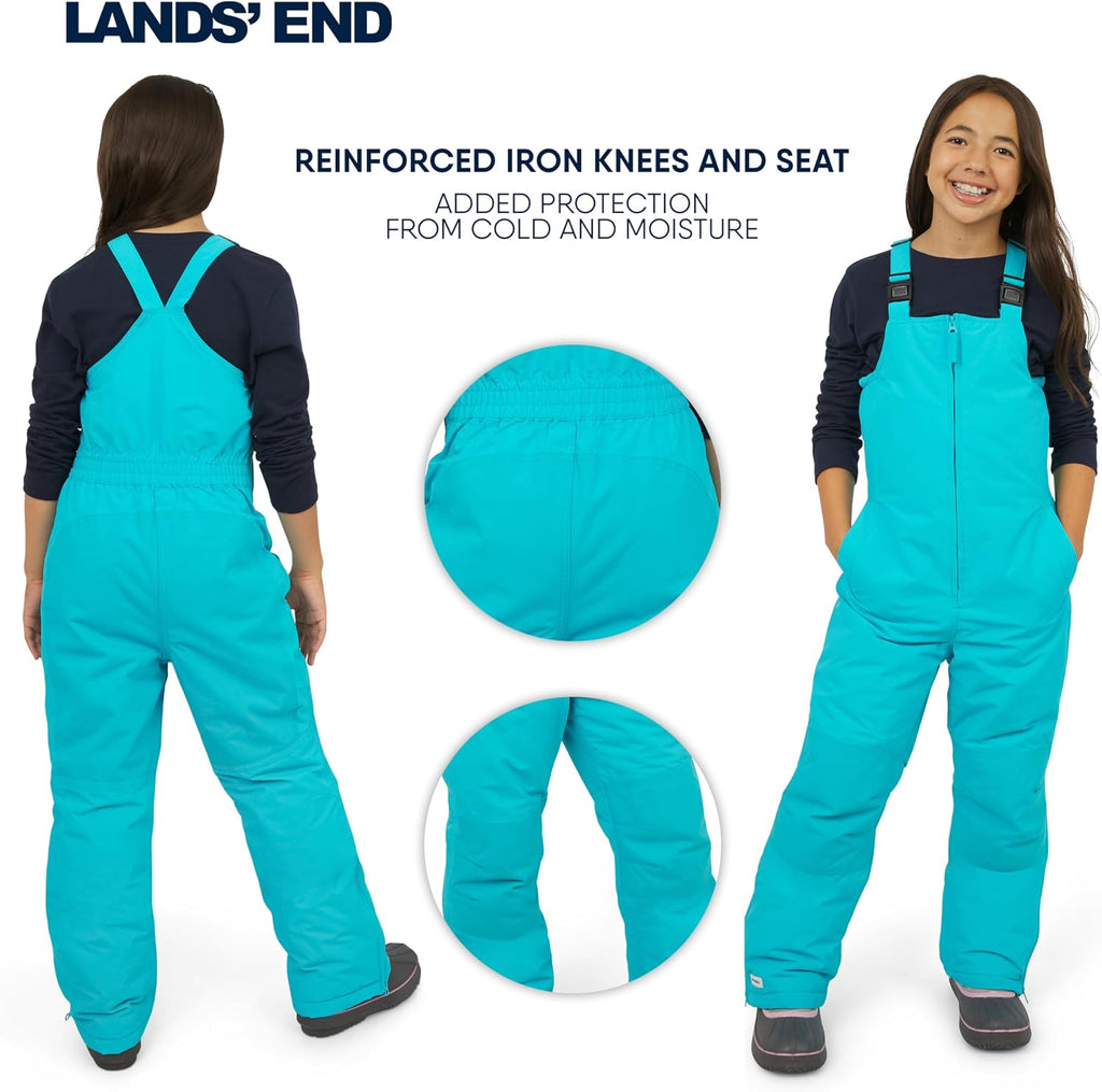 Unisex Kids Squall Waterproof Adjustable Insulated Iron Knee Snow Bib Overalls