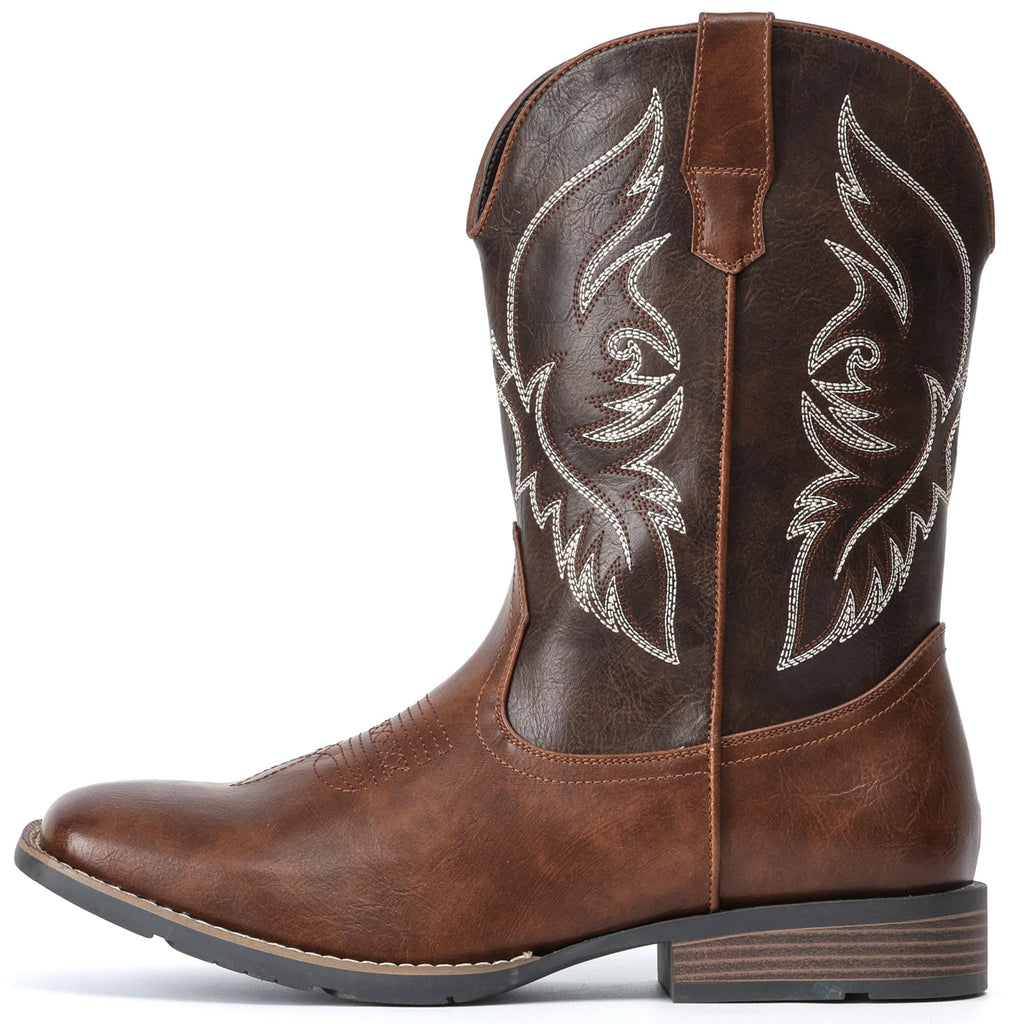 Cowboy Boots For Men Square Toe Western Boot