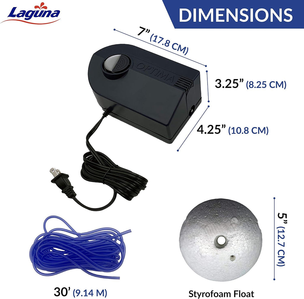 Laguna Aeration Kit for Ponds - Includes Pump, 30 ft