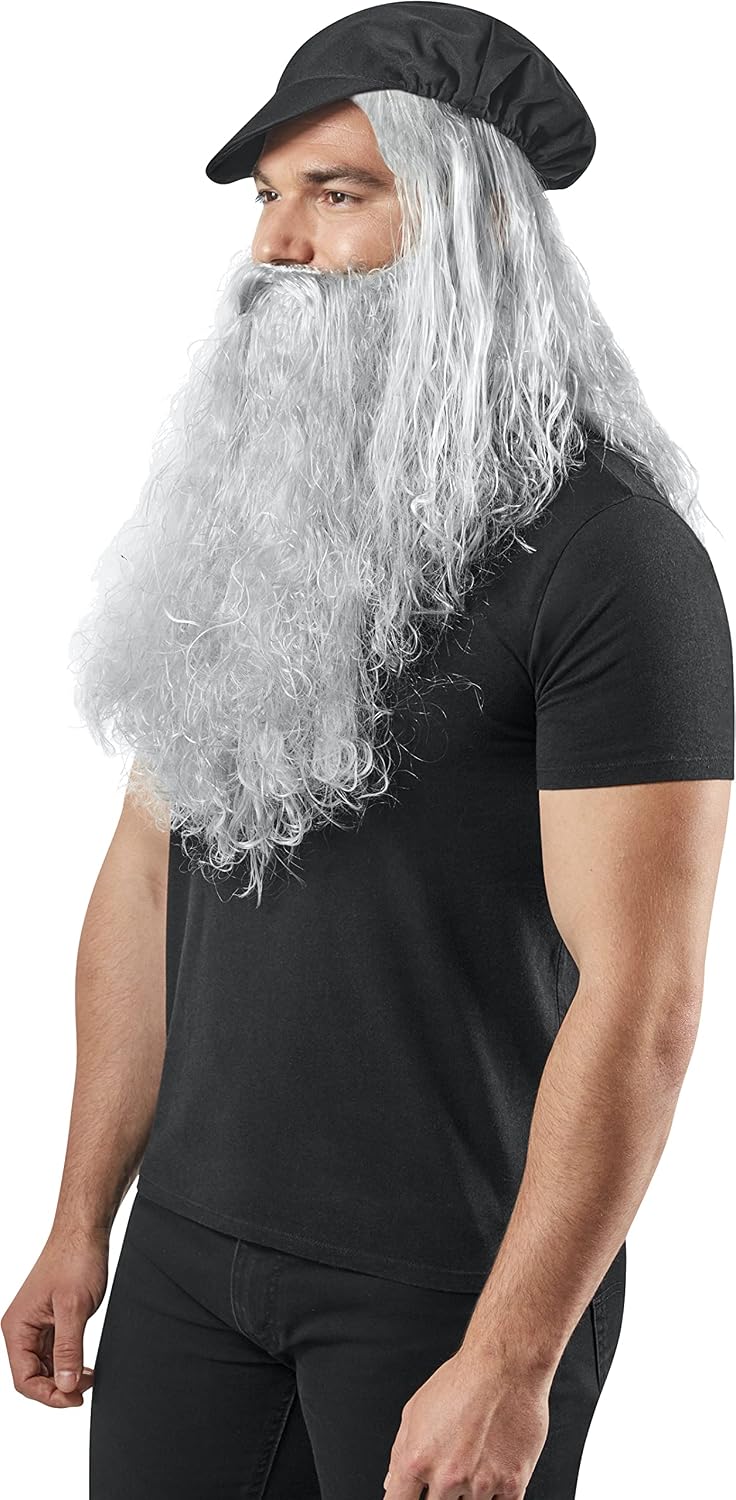 Forum Novelties Men's Leonardo Da Vinci Disguise Kit Adult Costume Hat
