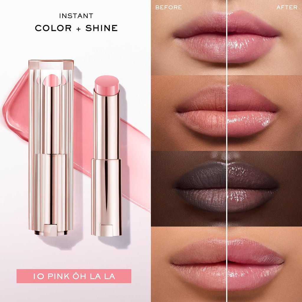 Lip Idôle Squalane-12 Butterglow Hydrating Lip Balm | 24H Hydration, Instant Shine & Moisture - With Squalane & Shea