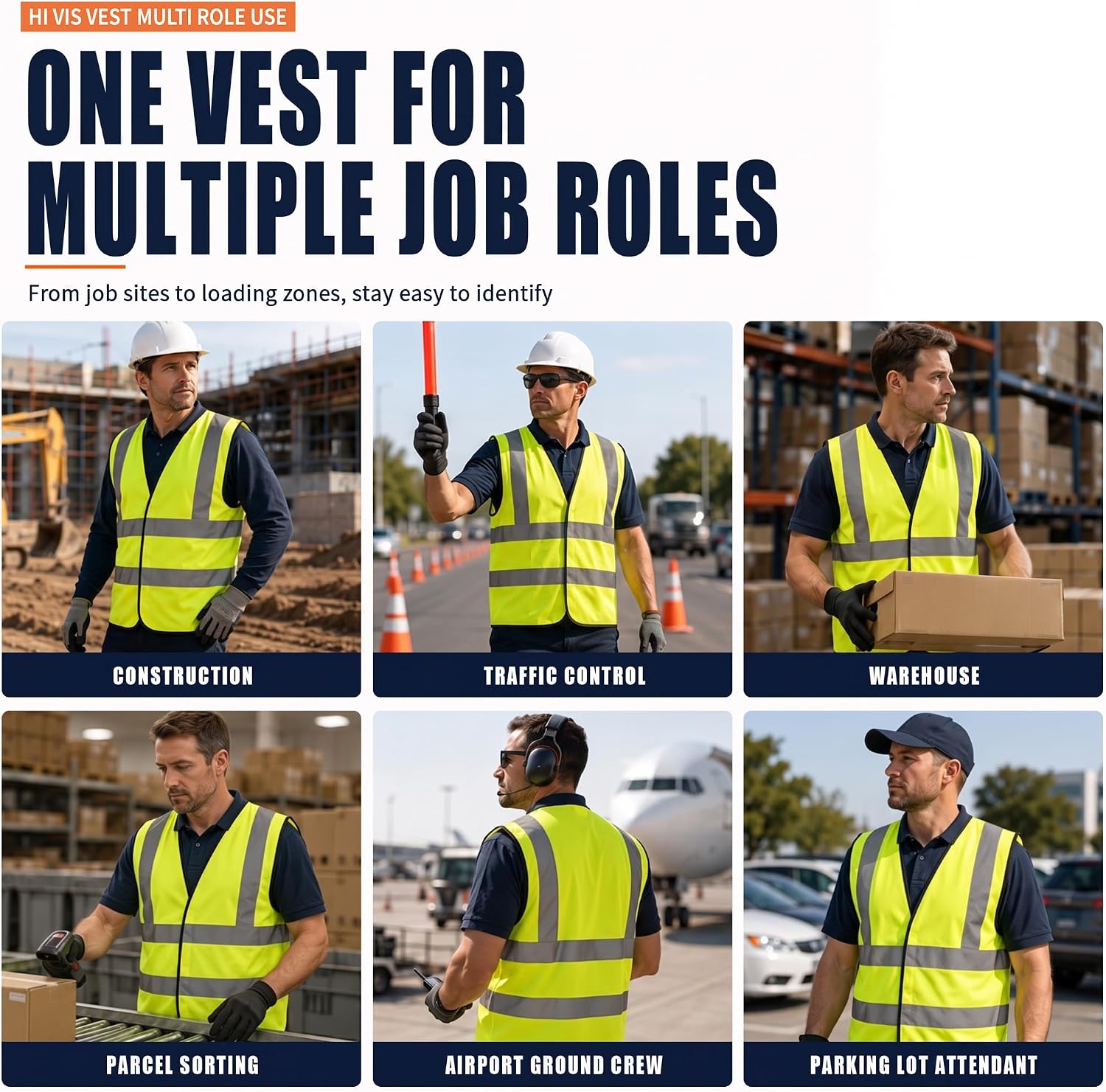 12 colour High visibility viz vest hi vis viz reflective work construction safety vest (XS-8XL)
