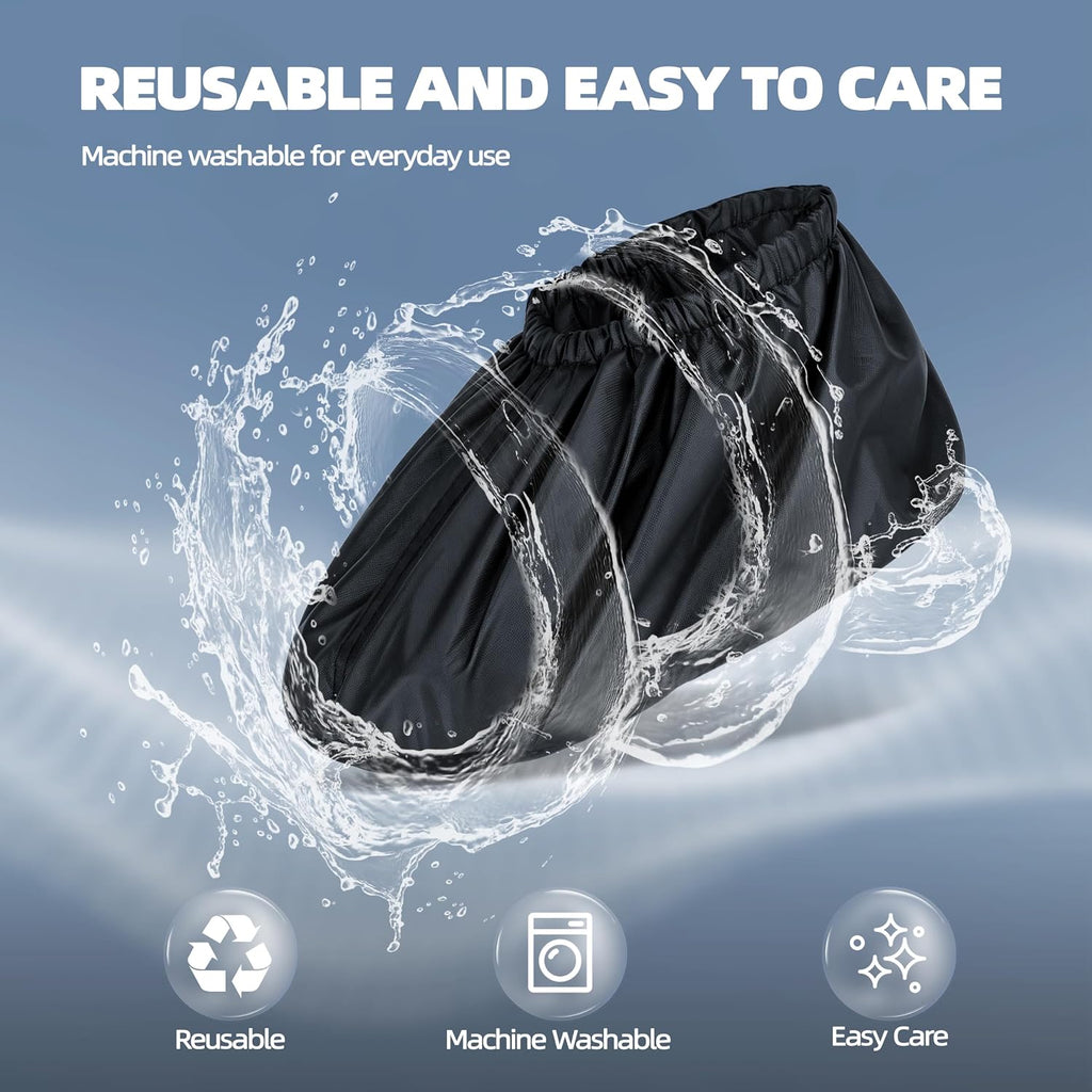 Waterproof Walking Boot Cover, Reusable CAM Boot Cover with Non-Slip Grip Sole, Fracture & Post-Op Walking Boot