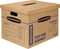 8-Pack Medium Classic Moving Boxes with Reinforced Handles