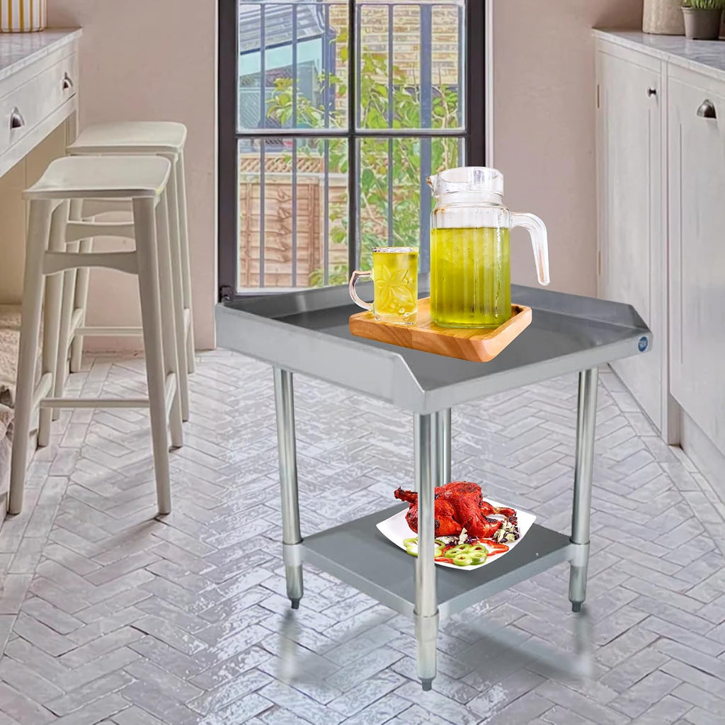 12" x 30" Stainless Steel Equipment Stand, 24" Tall