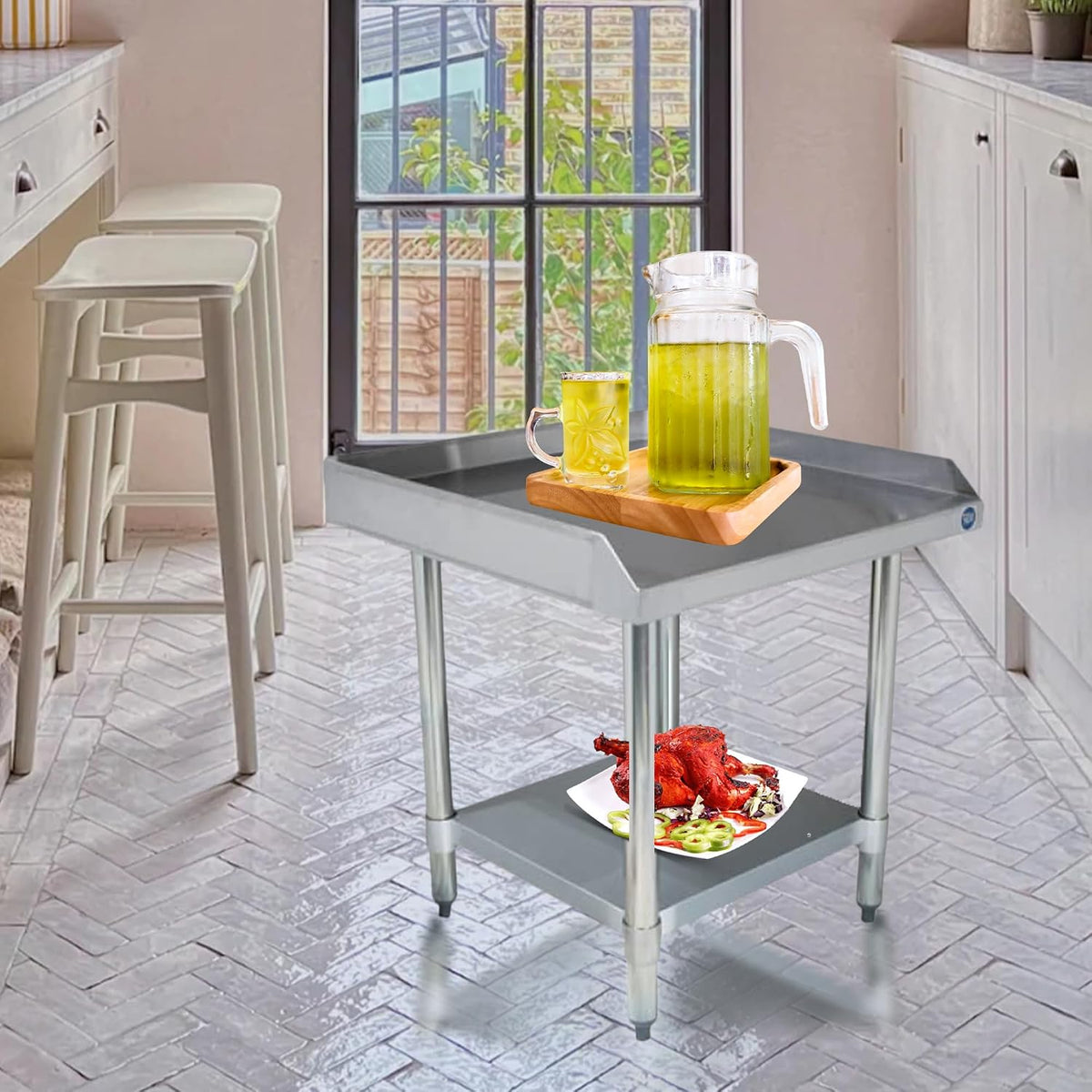 12" x 30" Stainless Steel Equipment Stand, 24" Tall