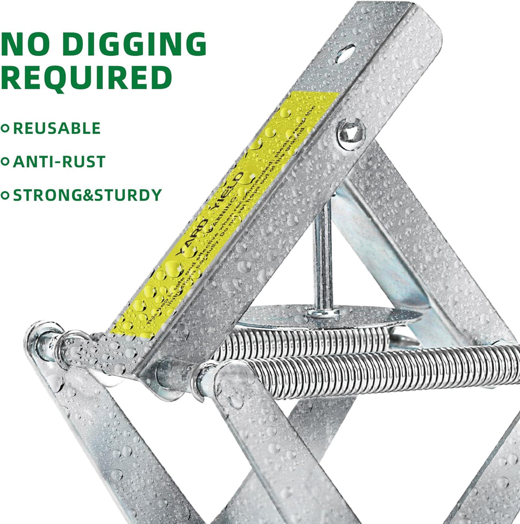 Mole Trap,Galvanized Steel Scissor Trap,Reusable and Easy-Set Quick Capture Solution for Moles and Gophers in Lawns
