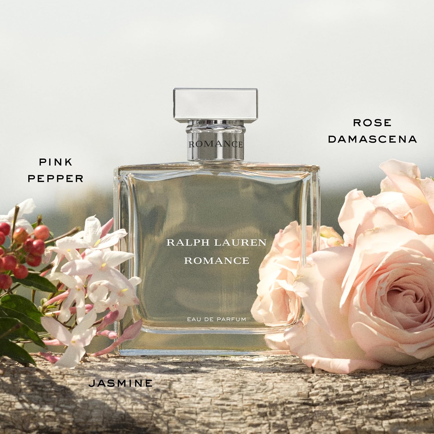 Romance - Eau de Parfum - Women's Perfume - Floral & Woody - With Rose, Jasmine, and Berries - Medium Intensity |