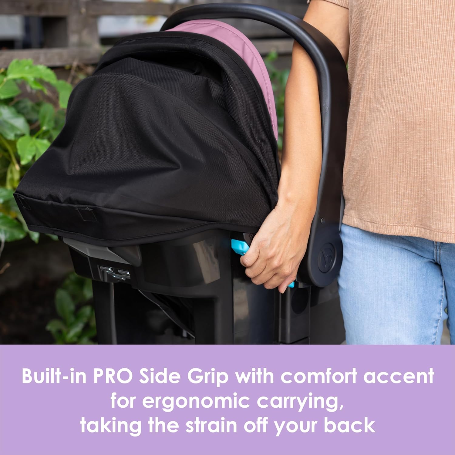 EZ-Lift PRO Infant Car Seat, Dash Rose – Lightweight Premium Carry, Plush Infant Cushioning, Adjustable Harness Support