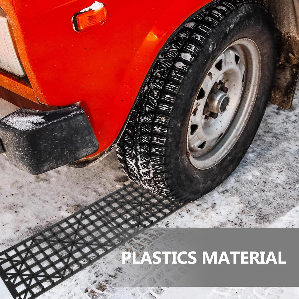 Foldable Tire Traction Mats Anti-Slip Skid Plate for Mud Sand Snow Recovery Car Non Slip Mat for Emergency Vehicle