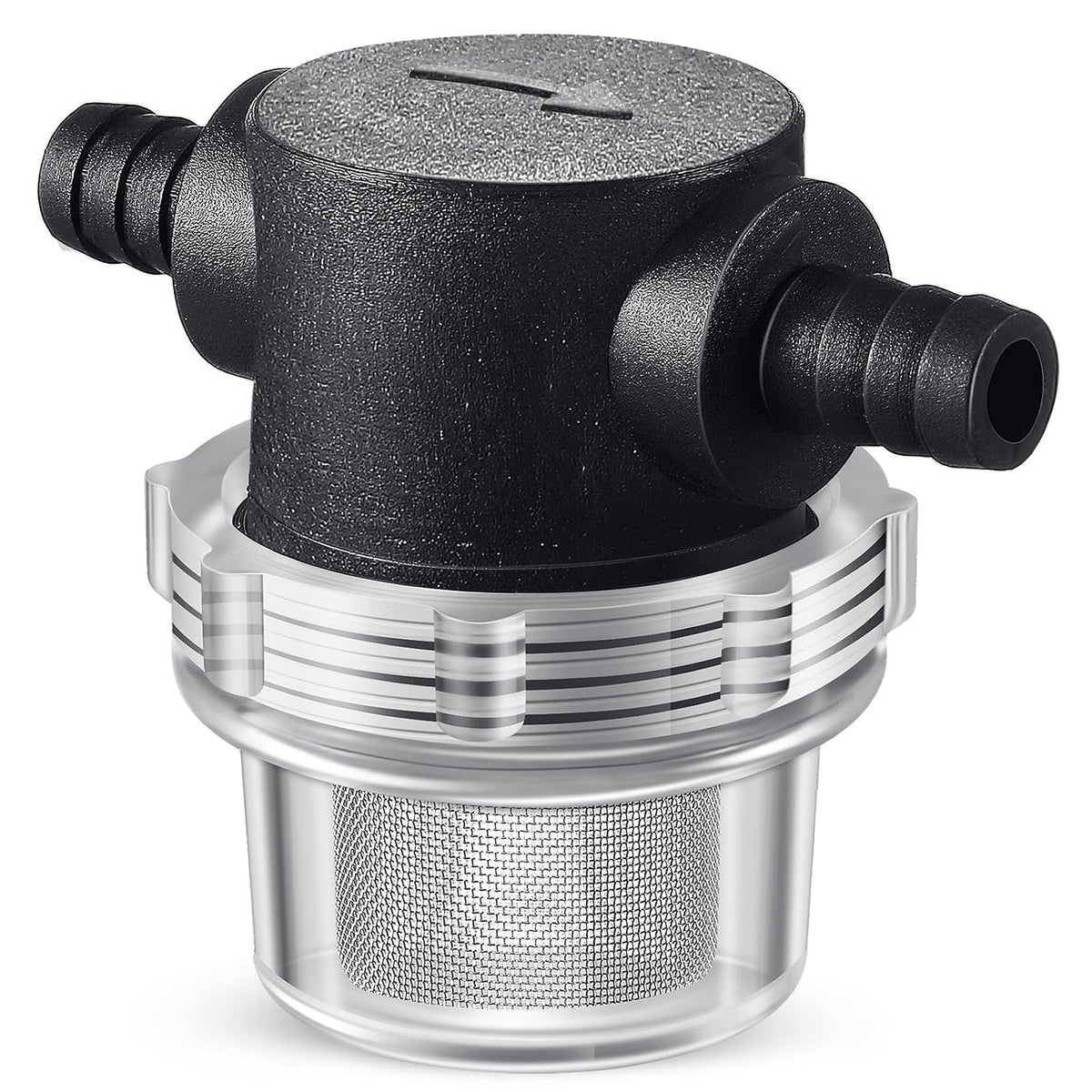 1 Piece Water Pump Strainer 3/8 ID Hose Barb with Mesh Filter Screen