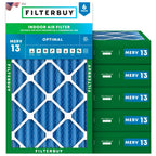 12x20x4 Air Filter MERV 13 Smoke & Allergy Defense (6-Pack)