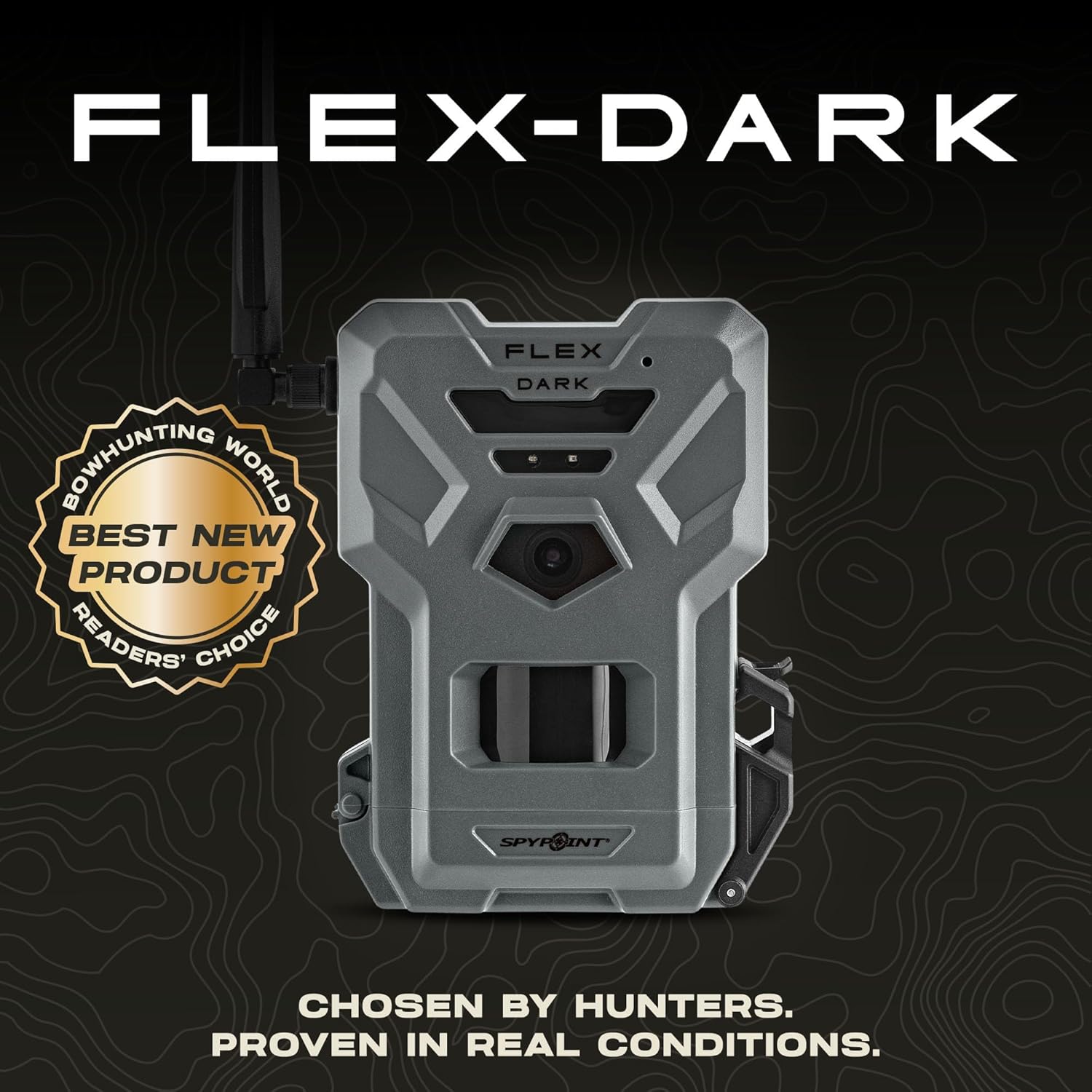 Flex-Dark Twin Pack Cellular Trail Camera, 40MP Photos, 1080p Video + Sound, No-Glow Game Camera, Hunting Night