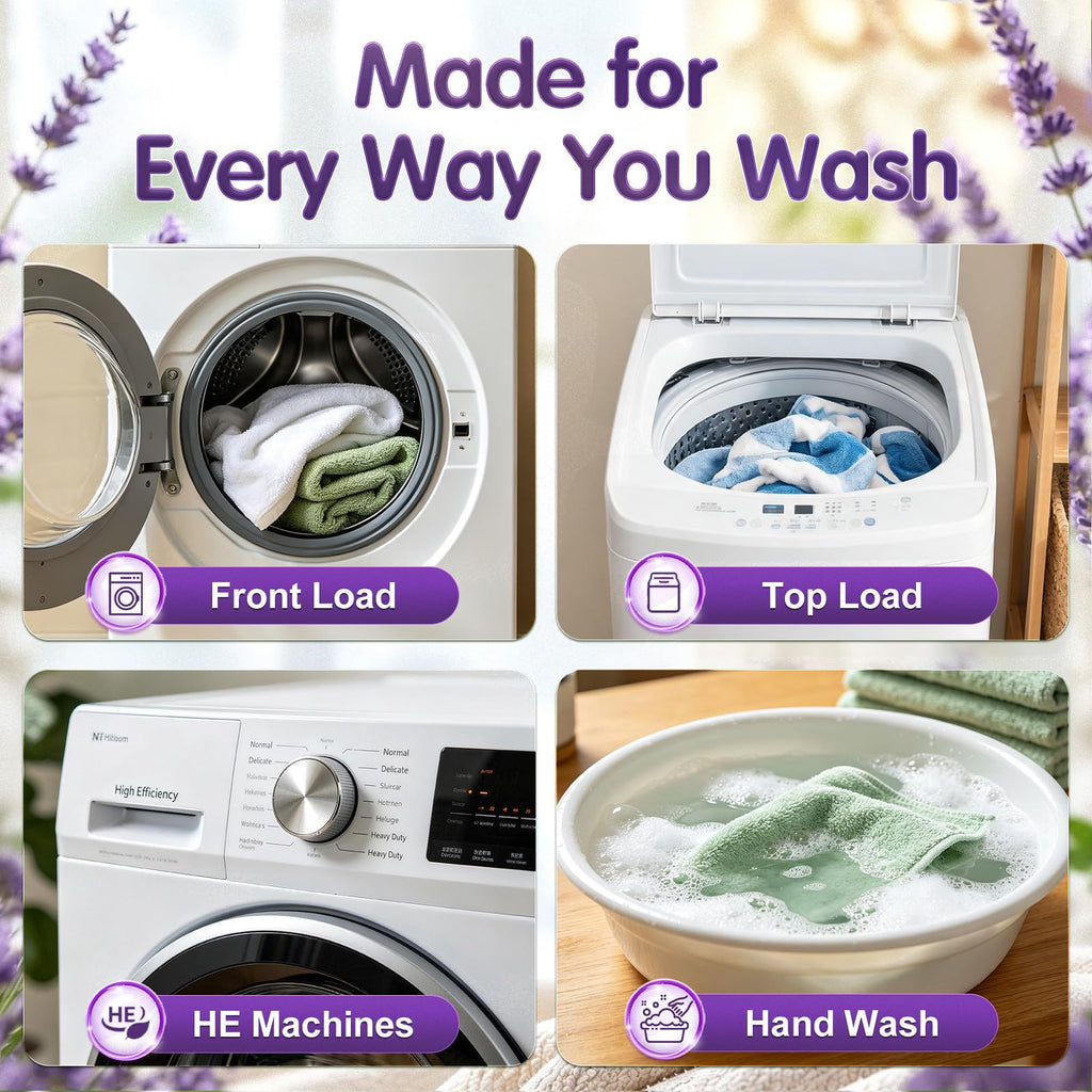 Laundry Detergent Sheets Lavender Scent 160 Count