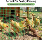 6.6x100ft Plastic Mesh Fencing,0.4in Mesh Deer Fence
