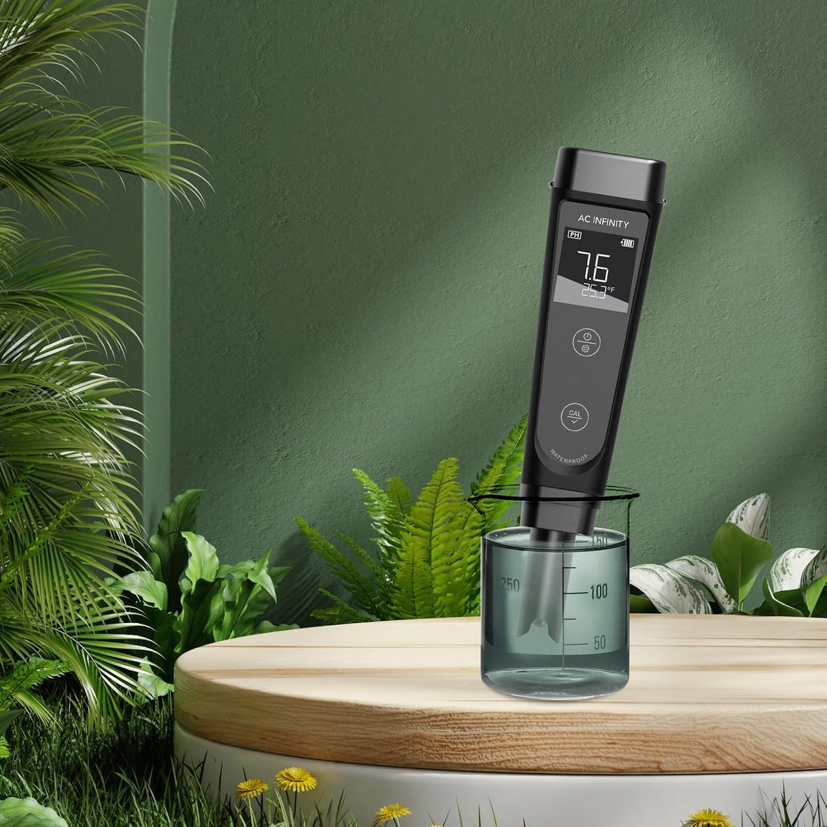 AC Infinity Digital pH Meter Kit, Precision pH Pen for Hydroponics & Water