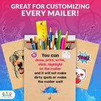 Rigid Mailers 6 x 8 Inch, Brown Cardboard Envelopes, Self Seal Tear Strip, 550 GSM Paperboard, Stay Flat Design, Pack