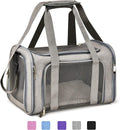 Cat Carriers Dog Carrier Pet Carrier For Small / Medium Cats Dogs Puppies (Up To 15lbs), TSA Airline Approved Small