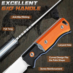 Outdoor Knife for Boning - Trailing Point Boning Knife Orange