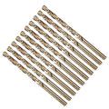 METALLIXITY Micro Drill Bit (#16) 4341 High-Speed Steel Gold 135° 10Pcs