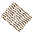 METALLIXITY Micro Drill Bit (#16) 4341 High-Speed Steel Gold 135° 10Pcs