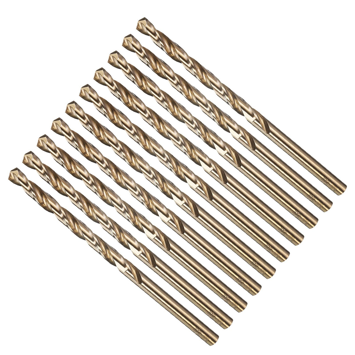 METALLIXITY Micro Drill Bit (#16) 4341 High-Speed Steel Gold 135° 10Pcs