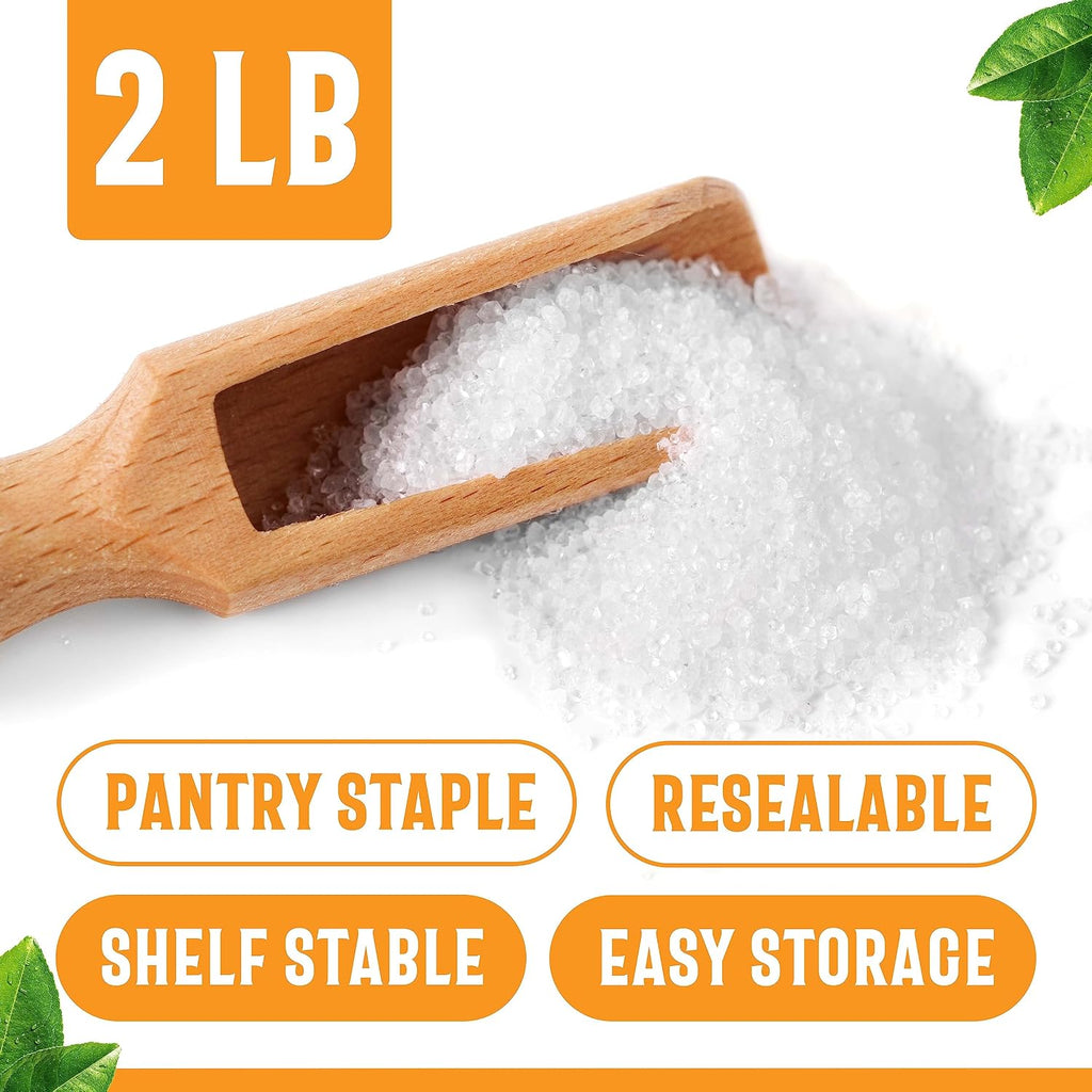 Citric Acid Powder 2LB | Food Grade for Cooking, Baking, Canning, and Cheese Making | All-Natural Preservative &
