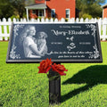 Headstones for Graves - Natural Granite Memorial Stone Custom Tombstones for Grave Stones Temporary Grave Marker for