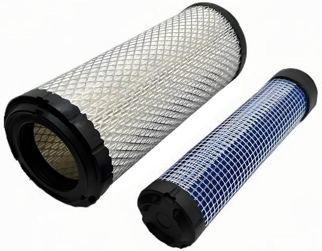 2 Sets 11013-7044 Air Filter, 11013-7045 Inner Air Filter compatible with Kawasaki FX850V FX730V FX691V FX801V FX751V FX1000V FH680V Fits Kohler C940-C980, CH18-CH1000