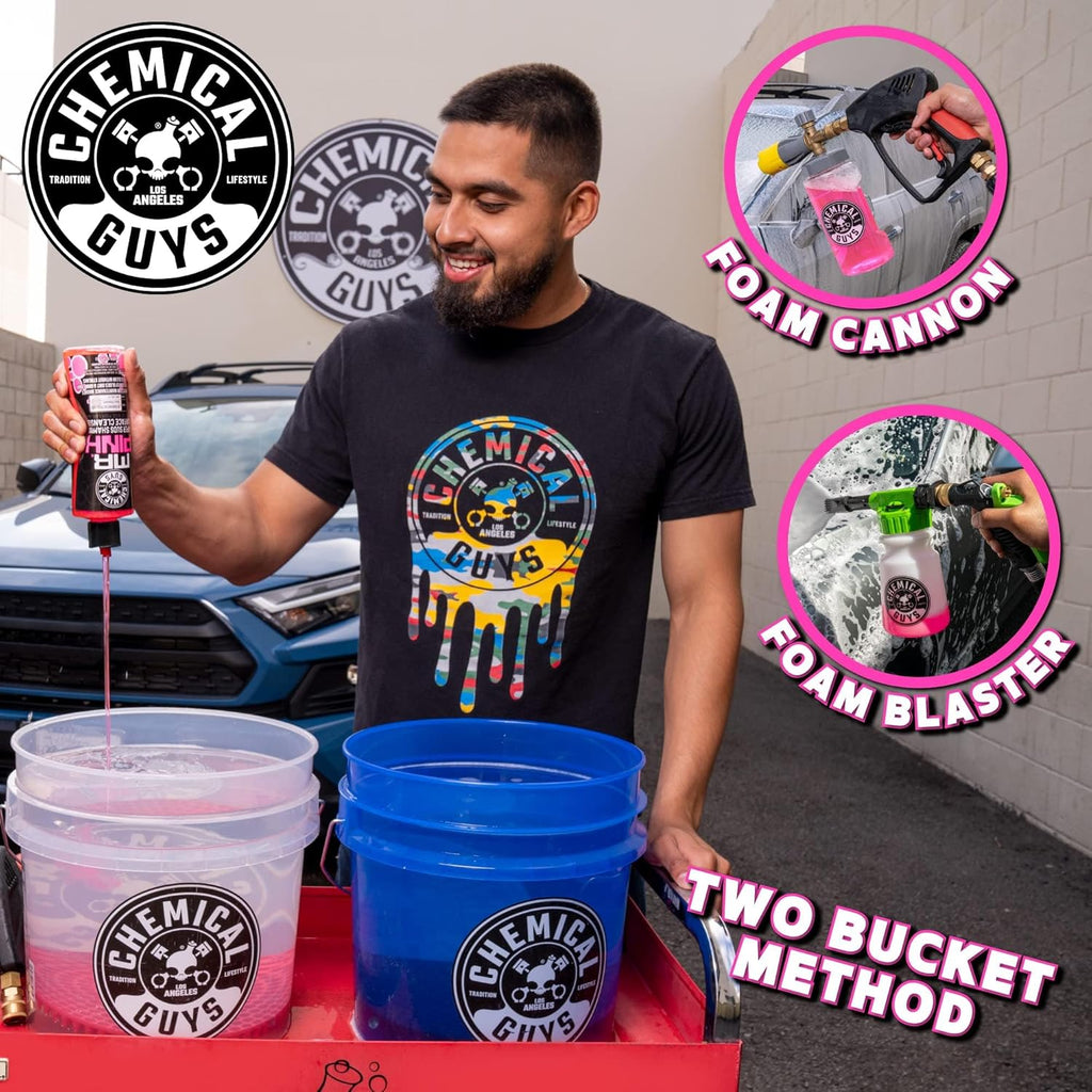 Mr. Pink Car Wash Soap - 64 oz Super Suds Foaming Car Wash Soap for Cannon, Blaster, or Bucket Washing - pH Balanced