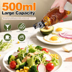 Oil Pitcher for Kitchen Glass Oil Dispenser Bottle Fish Shape Decorative Sauce Container Large Capacity Sauce Bottle
