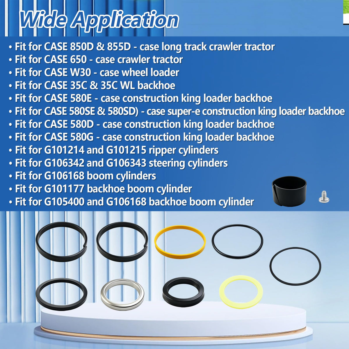 G109417 Hydraulic Cylinder Seal Kit Fit for CASE