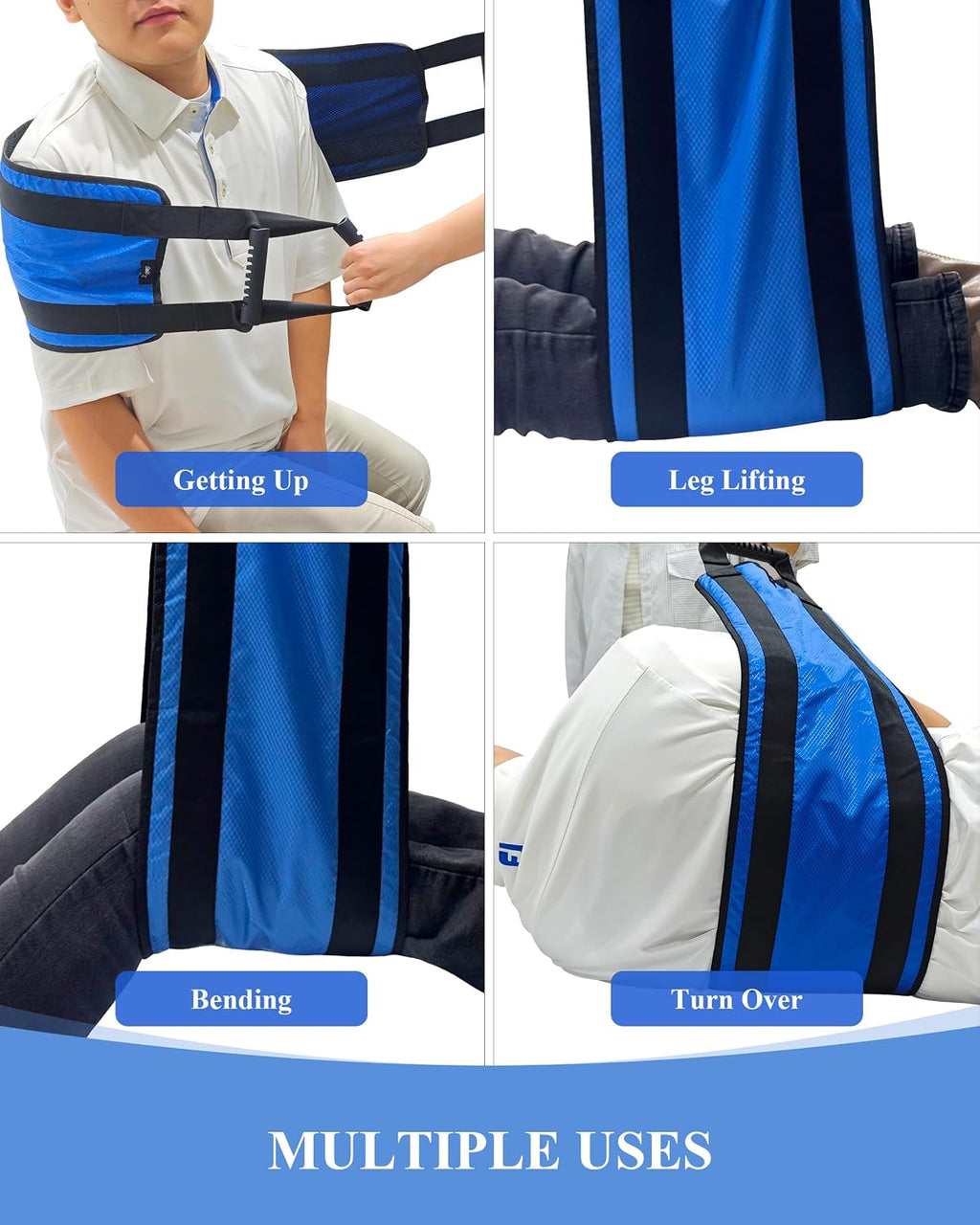 Transfer Sling Lift Assist Gait Belt for Seniors and Disabled