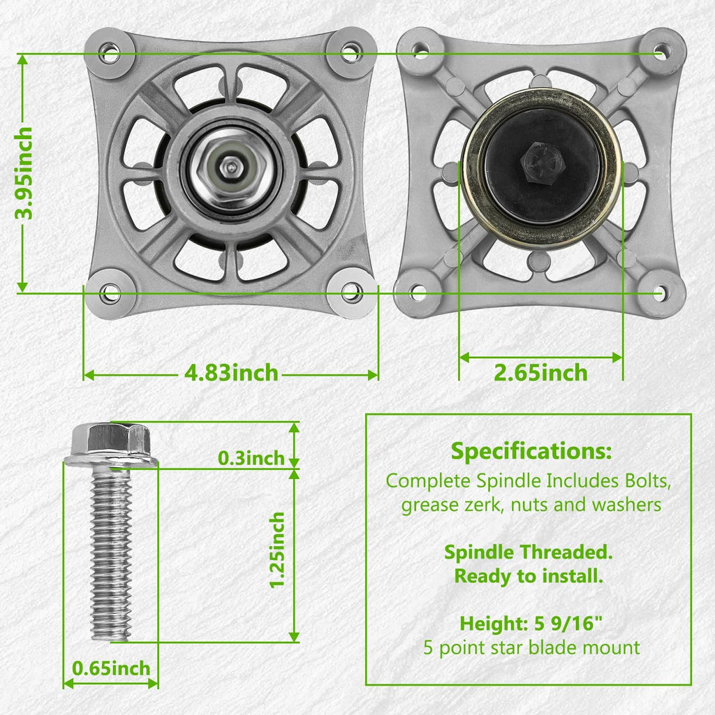 Replacement 84005711 Spindle Assembly for Snapper SZ2042 Model 967947601 967947701