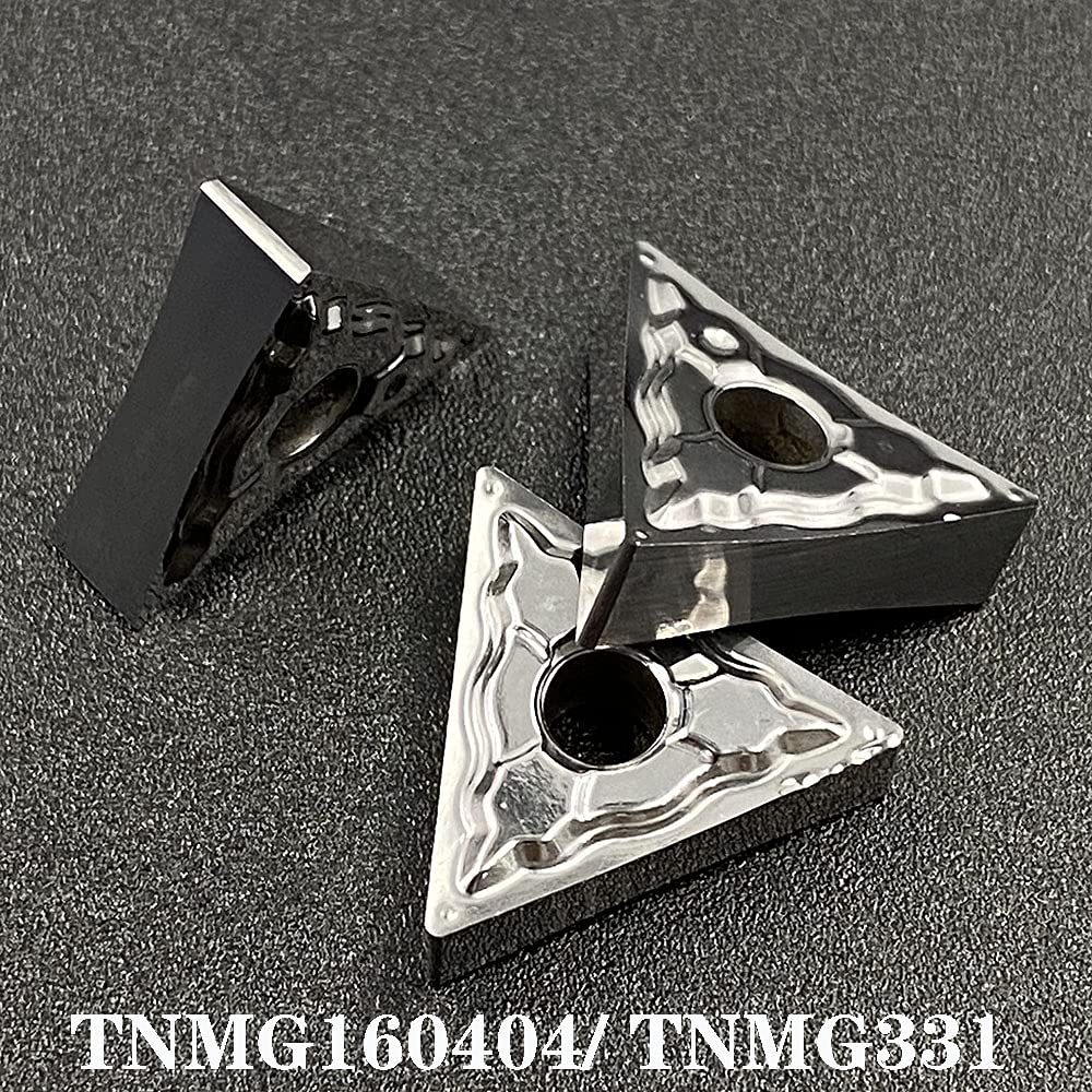 TNMG331-HA Aluminum Inserts Aluminum Cutter Turning Insert Carbide Inserts for Aluminum and Silicon Carbide Turning Inserts (TNMG160404-HA)