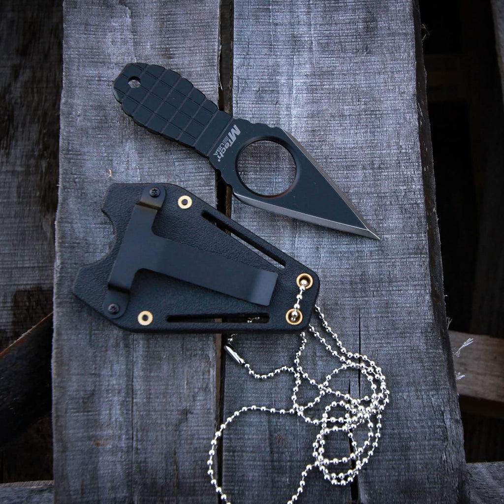 Fixed Blade Knife, Full Tang, Nylon Fiber Sheath, Hunting, Camping, Survival, EDC, 588-20-27 Series