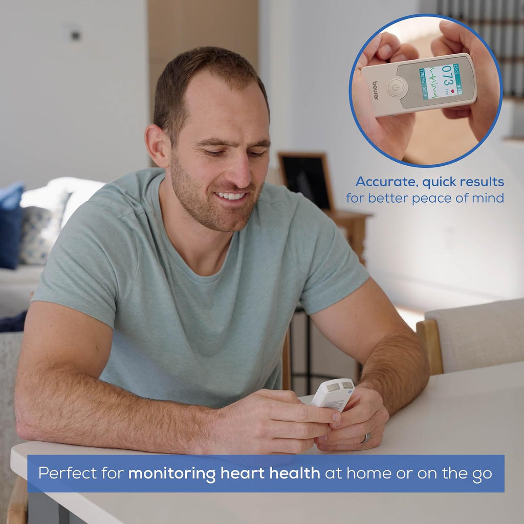 Cardio Companion EKG Monitor - 3-Lead Portable ECG Machine, Detects Irregular Heart Rhythms, Fast Results in 30