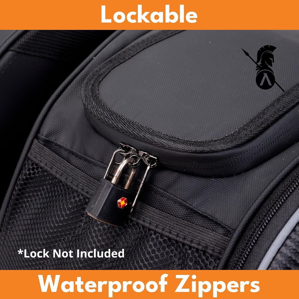 PREMIUM Motorcycle Saddlebags, 36L-58L Expandable Capacity, Motorcycle Panniers Universal, Waterproof, Detachable