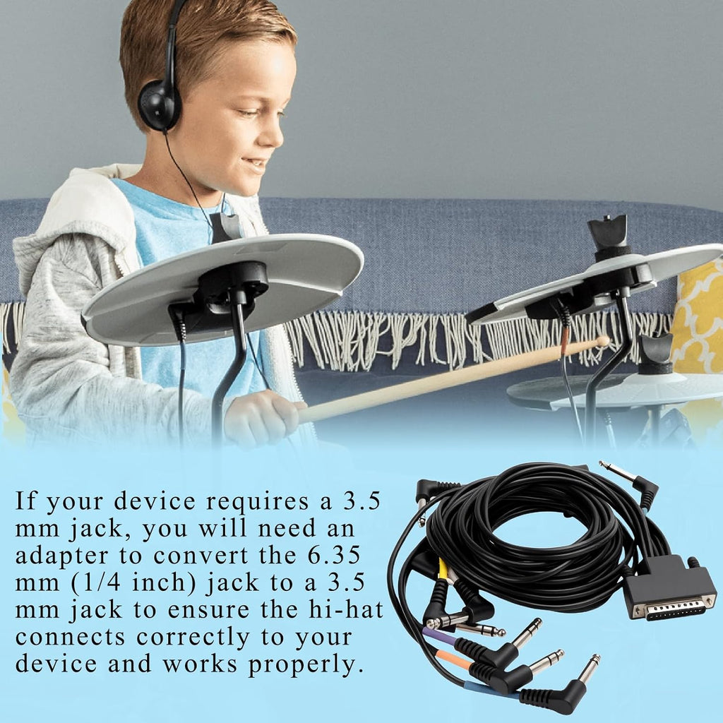 Cable Harness Snake Loom Replacement Compatible with Alesis Nitro Mesh Electronic Drum Set Module Surge Command Forge