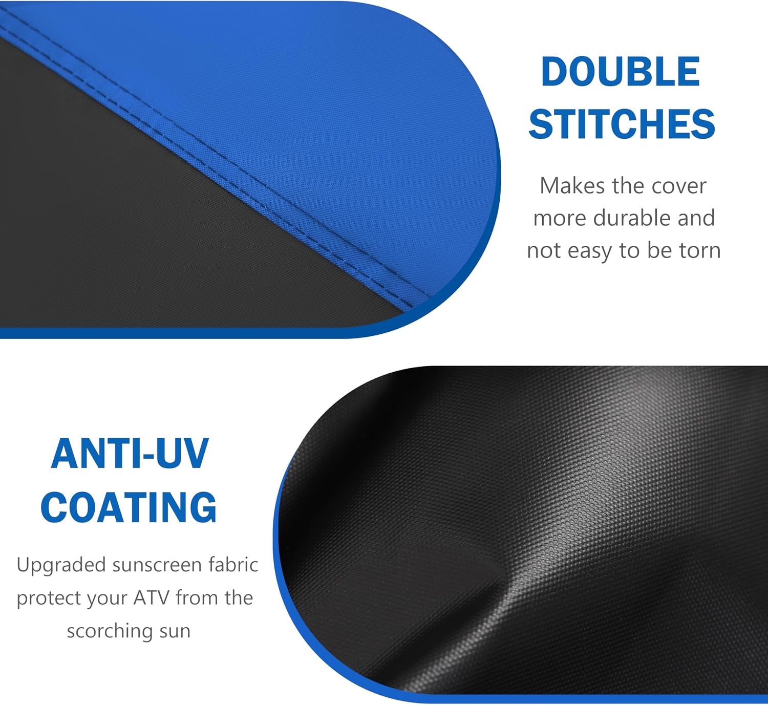 ATV Cover Waterproof Heavy Duty Universal Quad Cover Outdoor Storage Cover 4 Wheeler UV Protection for Polaris Yamaha