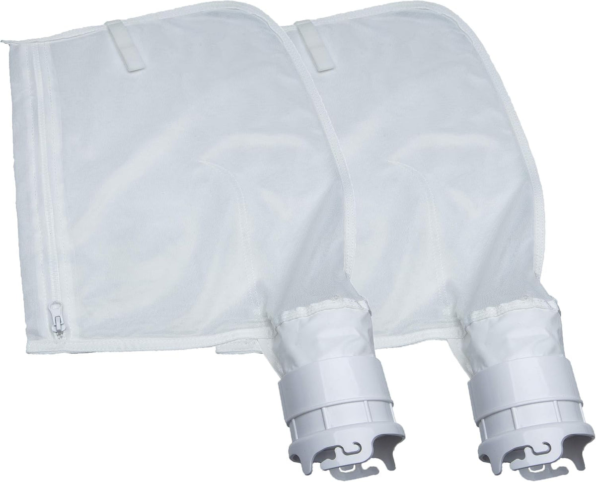ATIE Pool Cleaner Fine Mesh Bag with Zipper Enclosure, Compatible with Pentair Kreepy Krauly Legend, Platinum, Letro Pool Cleaners Debris Bag 360002 and EU16 Bag (2 Pack)