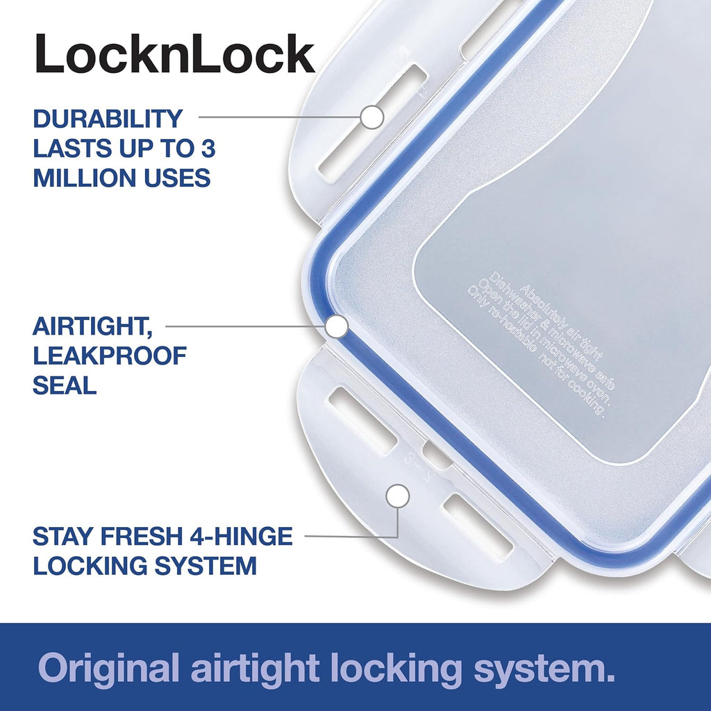 Lock & Lock Bulk Storage Bins Food Storage Container with Wheels (50.72-Cup)