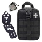 Rip Away MOLLE IFAK Pouch with Quick-Grab Handle-First Aid Kit Trauma Medical Bag-Durable 600D Polyester Emergency