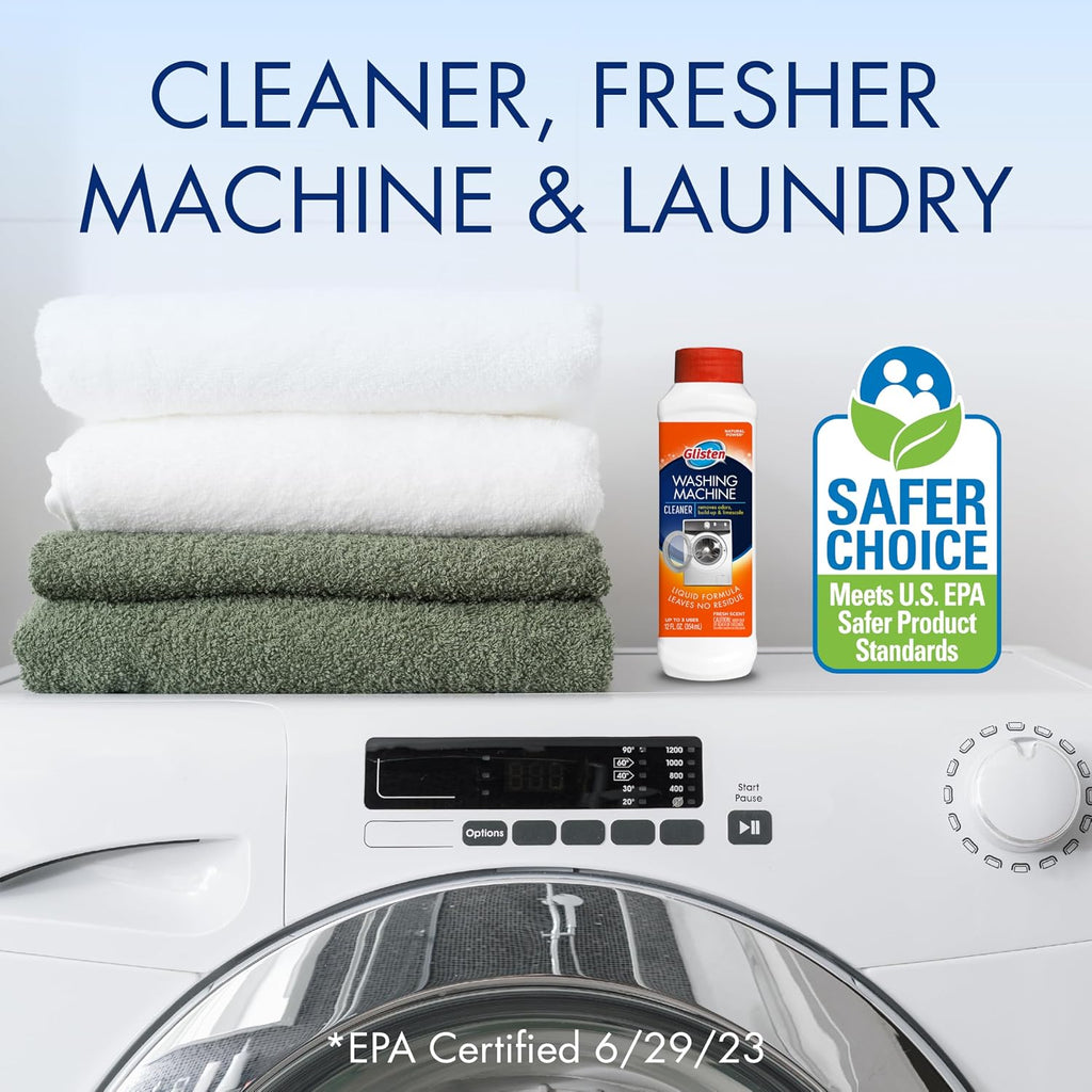 Washing Machine Cleaner, Fresh Scent, 12 oz Bottle, 3-Pack