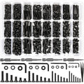 1700Pcs M2 M3 M4 M5 Hex Socket Flat Head Screws Assortment Kit