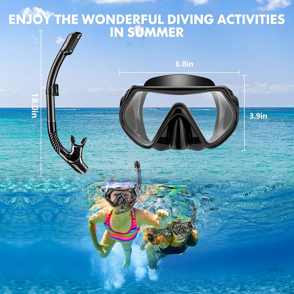 Snorkeling Gear for Adults, Snorkel Set for Adults