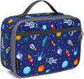 Kids Lunch box Insulated Soft Bag Mini Cooler Back to School Thermal Meal Tote Kit for Girls, Boys, Astronaut