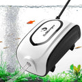 Quiet Aquarium Air Pump, 3W 5W Dual Outlet, Adjustable Bubbler